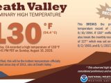 Vale da Morte nos EUA registra a temperatura mais elevada desde 1913